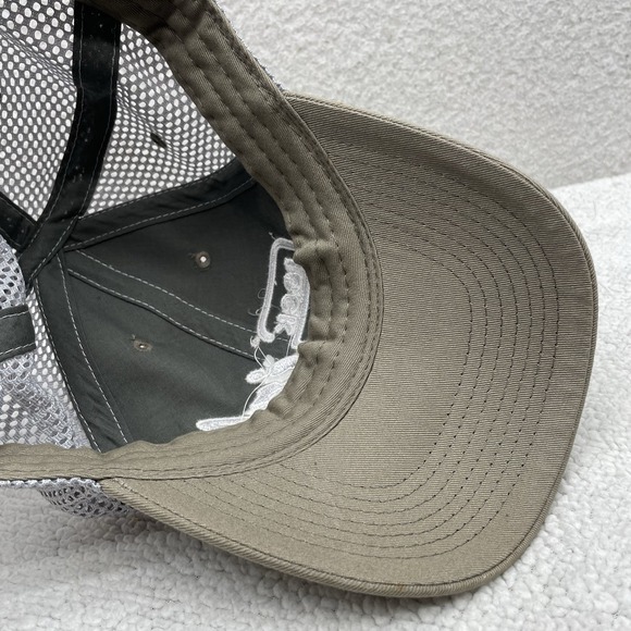 GLOCK Girl Hat Womens Taupe Gray Mesh Back Baseball Trucker Gun Pistol Hook Loop - Picture 6 of 9